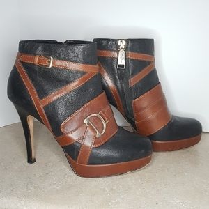 Cole Haan Nike Air Leather Stirrup Boot Heel